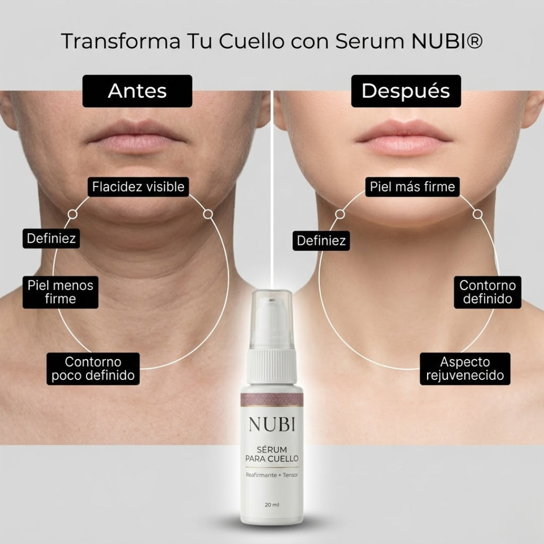 Serum NUBI® - Elimina Papada y Rejuvenece tu Cuello