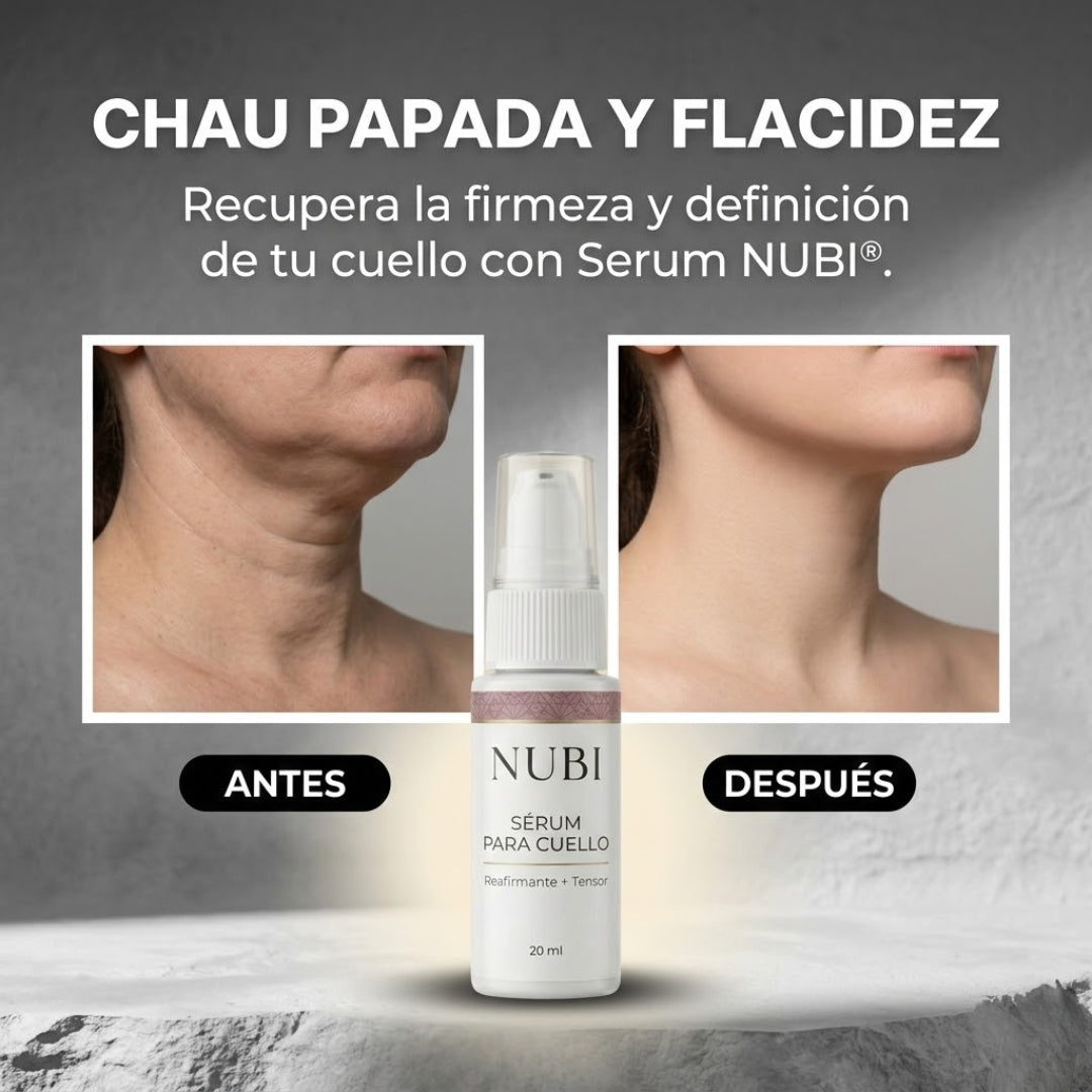 Serum NUBI® - Elimina Papada y Rejuvenece tu Cuello