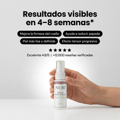 Serum NUBI® - Elimina Papada y Rejuvenece tu Cuello
